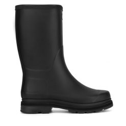 Kalosze Hunter. Czarne śniegowce Hunter, bez zapięcia. Za 349.99 zł.