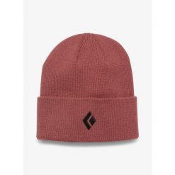 Czapka zimowa Black Diamond Watch Cap - cherrywood. Czerwone czapki z daszkiem Black Diamond, na zimę, bez wzorów. Za 97.99 zł.
