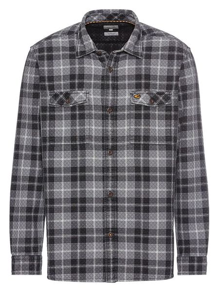 Camel Active Koszula w kolorze czarno-szarym rozmiar: XXL. Czarne koszule Camel Active, xxl, bez wzorów, z bawełny, bez kołnierzyka, bez ramiączek. Za 152.98 zł.