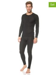 Maier Sports 2-częściowy zesaw bielizny narciarskiej w kolorze czarnym rozmiar: S. Czarne bielizna termoaktywna Maier Sports, s, bez wzorów, z materiału, bez ramiączek, narciarskie. Za 121.95 zł.