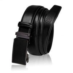 Skórzany pasek BETLEWSKI C30-GU CZARNY 120. Czarne paski Betlewski, bez wzorów, ze skóry. Za 89.99 zł.