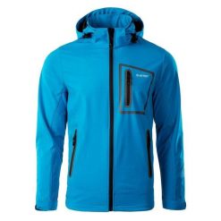 Kurtka Softshellowa Męska Nick. Czarne kurtki Hi-tec, m, bez wzorów, z softshellu, bez kaptura. Za 317.99 zł.