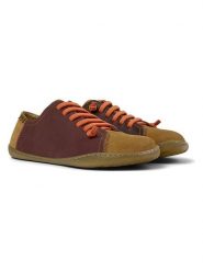 Camper Skórzane sneakersy "Peu Cami" w kolorze jasnobrązowym rozmiar: 38. Brązowe buty sportowe casual Camper, bez wzorów, bez zapięcia. Za 325.03 zł.