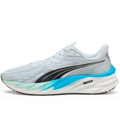 Buty Do Biegania Puma Velocity Nitro 4 Dorośli. Niebieskie buty do biegania Puma, bez wzorów, bez zapięcia, do biegania. Za 439.99 zł.