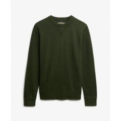 Bluza Superdry Classic Essential. Zielone bluzy Superdry, m, bez wzorów, bez kaptura. Za 284.00 zł.