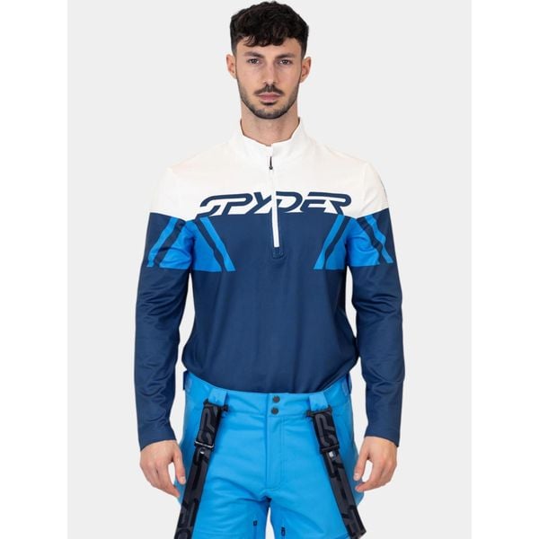 Koszulka Męska Spyder Podium HZ. Białe bielizna termoaktywna Spyder, na zimę, l, bez wzorów, bez ramiączek, narciarskie. Za 479.00 zł.