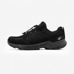 Buty turystyczne męskie Quechua MH500 Softer. Czarne buty turystyczne QUECHUA, na lato, bez wzorów, z materiału, bez zapięcia, outdoorowe. Za 289.99 zł.