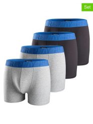 Replay Underwear Bokserki (4 pary) w kolorze czarno-szaro-niebieskim rozmiar: XXL. Czarne bokserki Replay Underwear, xxl, bez wzorów. Za 86.99 zł.