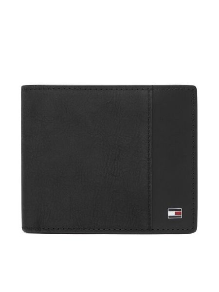 Tommy Hilfiger Portfel Th Soho Cc Flap And Coin AM0AM14503 Czarny. Czarne portfele Tommy Hilfiger, bez wzorów, ze skóry. Za 349.99 zł.