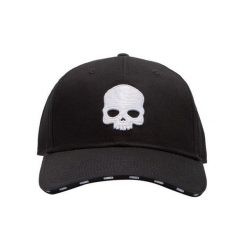 Czapka sportowa z daszkiem Hydrogen Skull Cap. Czarne czapki z daszkiem HYDROGEN, na jesień, bez wzorów. Za 169.99 zł.