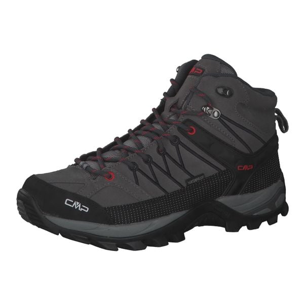 Buty trekkingowe męskie CMP 3Q1294744UF. Brązowe buty turystyczne CMP, bez wzorów, z materiału, za kostkę, bez zapięcia, trekkingowe. Za 430.50 zł.