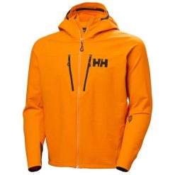 Kurtka wodoodporna z kapturem Helly Hansen Odin Pro Shield. Brązowe kurtki przeciwdeszczowe Helly Hansen, m, bez wzorów, z kapturem. Za 929.00 zł.
