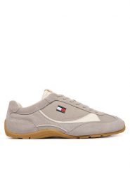 Tommy Hilfiger Sneakersy EM0EM01718 Beżowy jasny. Brązowe buty sportowe casual Tommy Hilfiger, bez wzorów, ze skóry, bez zapięcia. Za 449.99 zł.
