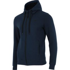Bluza męska BLM300 - denim melanż. Bluzy z kapturem marki 4F. Za 129.99 zł.