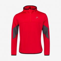 Bluza z kapturem męska Club 22 Tech. Czerwone bluzy Head, m, bez wzorów, z materiału, z kapturem. W wyprzedaży za 203.00 zł.