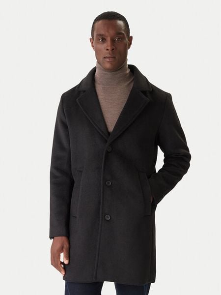 Jack & Jones Płaszcz przejściowy Blastanford 12286263 Czarny Regular Fit. Czarne płaszcze Jack & Jones, l, bez wzorów, z syntetyku, bez kaptura. Za 277.99 zł.