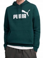 Bluza na co dzień Męska Puma Z Kapturem Kangurka Bawełniana Sportowa Dresy. Zielone bluzy z kapturem Puma, m, bez wzorów, z bawełny, z kapturem. Za 159.00 zł.