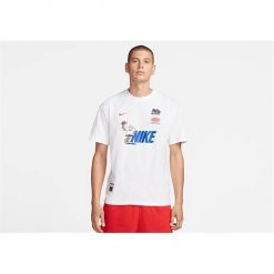 Koszulka sportowa męska Nike Bytc Premium Max90. Białe t-shirty sportowe Nike, bez wzorów, bez ramiączek. Za 244.00 zł.
