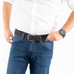 TOM TAILOR MĘSKI PASEK SKÓRZANY KLASYCZNY SKÓRA TG1022R13/790 40mm Gürtel Q.2081 0790 BLACK. Czarne paski Tom Tailor, bez wzorów, ze skóry, klasyczne. Za 99.99 zł.