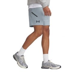 Spodenki męskie Under Armour Unstoppable. Niebieskie szorty Under Armour, l, bez wzorów, sportowe. Za 249.99 zł.
