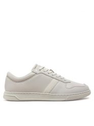 Calvin Klein Sneakersy Low Top Lace Up Logo HM0HM01491 Szary. Szare buty sportowe casual CALVIN KLEIN, bez wzorów, ze skóry, bez zapięcia. Za 429.99 zł.