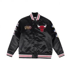Kurtka uniwersalna męska Mitchell & Ness Champ City. Czarne kurtki Mitchell & Ness, l, bez wzorów, z puchu, bez kaptura. Za 1,016.00 zł.