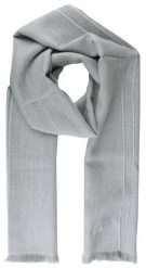 Szalik Przejściowy z Dziewiczą Wełną (Virgin Wool) - Fraas - Popiel w Jodełkę. Szare szaliki V. Fraas, bez wzorów, z materiału. Za 85.00 zł.