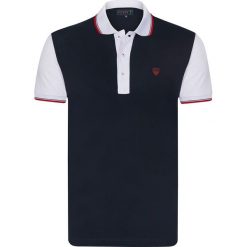 Koszulka polo "Crown" w kolorze granatowym. Koszulki polo marki Sir Raymond Tailor. W wyprzedaży za 130.95 zł.