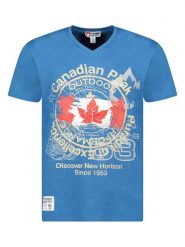 Canadian Peak Koszulka "Japple" w kolorze niebieskim rozmiar: XXL. Niebieskie bezrękawniki Canadian Peak, xxl, bez wzorów, z bawełny, bez kołnierzyka, bez ramiączek. Za 64.45 zł.