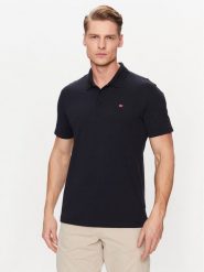 Napapijri Polo Ealis NP0A4H8B Granatowy Regular Fit. Niebieskie koszulki polo Napapijri, m, bez wzorów, z bawełny, bez kołnierzyka, bez ramiączek. Za 159.99 zł.