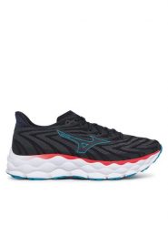 Mizuno Buty do biegania Wave Sky 8 J1GC2402 Czarny. Czarne buty do biegania Mizuno, bez wzorów, z materiału, bez zapięcia, do biegania. Za 649.99 zł.