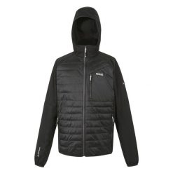 Męska Kurtka Hybrydowa Andreson Pro. Czarne kurtki Regatta, m, bez wzorów, z materiału, z kapturem. Za 128.99 zł.