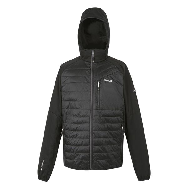 Męska Kurtka Hybrydowa Andreson Pro. Czarne kurtki Regatta, m, bez wzorów, z materiału, z kapturem. Za 397.99 zł.