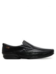Pikolinos Półbuty 03A-6222 Czarny. Czarne eleganckie półbuty Pikolinos, bez wzorów, ze skóry, bez obcasa, bez zapięcia. Za 399.99 zł.