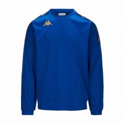 Bluza Kappa Gaverno. Niebieskie bluzy Kappa, bez wzorów, bez kaptura. Za 227.00 zł.