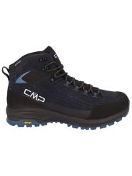 CMP Skórzane botki trekkingowe "Vertyx Mid" w kolorze granatowym rozmiar: 44. Niebieskie buty trekkingowe CMP, bez wzorów, bez zapięcia. Za 345.90 zł.