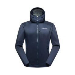 Kurtka turystyczna z kapturem La Sportiva Across Lite. Niebieskie kurtki La Sportiva, xl, bez wzorów, z materiału, z kapturem. Za 1,118.85 zł.