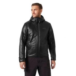 Kurtka narciarska Helly Hansen Odin Everdown. Czarne kurtki narciarskie i snowboardowe Helly Hansen, m, bez wzorów, narciarskie. Za 1,923.50 zł.