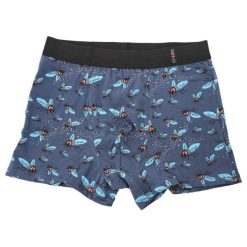Granatowe Męskie Bokserki Muchy Redo. Niebieskie bokserki Redo, l, bez wzorów, z bawełny. Za 29.99 zł.
