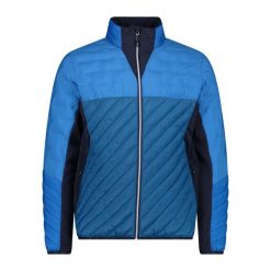 Kurtka puchowa CMP Unlimitech. Niebieskie kurtki CMP, bez wzorów, z puchu, bez kaptura. W wyprzedaży za 560.00 zł.