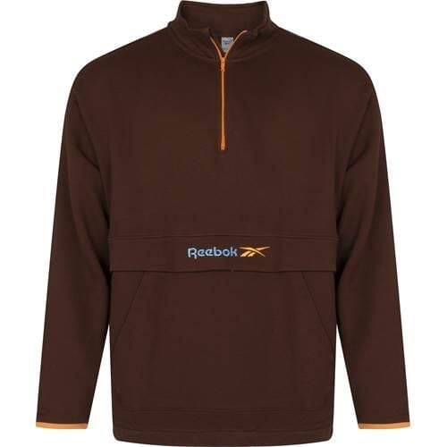 Bluza sportowa męska Reebok CL Rod. Brązowe bluzy bez kaptura Reebok, l, bez wzorów, z bawełny, bez kaptura. Za 172.00 zł.