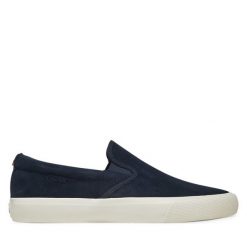 Tenisówki BOSS. Niebieskie trampki Boss, m, bez wzorów, bez zapięcia. Za 539.99 zł.