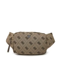Saszetka nerka Guess. Brązowe saszetki i nerki Guess, z aplikacjami. Za 209.99 zł.
