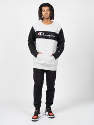 Champion Bluza | 214049 | Mężczyzna | Szary. Szare bluzy Champion, m, bez wzorów, z bawełny, bez kaptura. W wyprzedaży za 219.00 zł.
