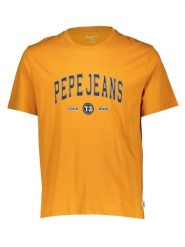 Pepe Jeans Koszulka w kolorze pomarańczowym rozmiar: M. Pomarańczowe bezrękawniki Pepe Jeans, m, bez wzorów, z bawełny, bez kołnierzyka, bez ramiączek. Za 70.24 zł.