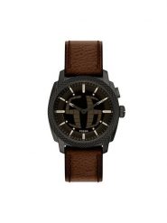 Fossil Zegarek Machine Big Tic FS6165 Brązowy. Brązowe, analogowe zegarki Fossil. Za 869.99 zł.