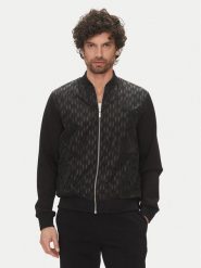 KARL LAGERFELD Bluza 505064 552902 Czarny Regular Fit. Czarne bluzy KARL LAGERFELD, l, bez wzorów, z syntetyku, bez kaptura. Za 1,109.00 zł.