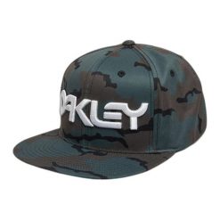 Czapka typu snapback Oakley Mark III. Brązowe czapki z daszkiem Oakley, bez wzorów. Za 188.00 zł.