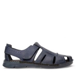 Sandały Lasocki. Niebieskie sandały Lasocki, bez zapięcia. Za 149.99 zł.