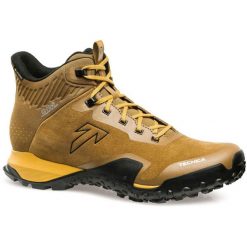 Buty trekkingowe męskie Tecnica Magma Mid Gtx. Żółte buty trekkingowe TECNICA, bez wzorów, z materiału, bez zapięcia. Za 929.99 zł.